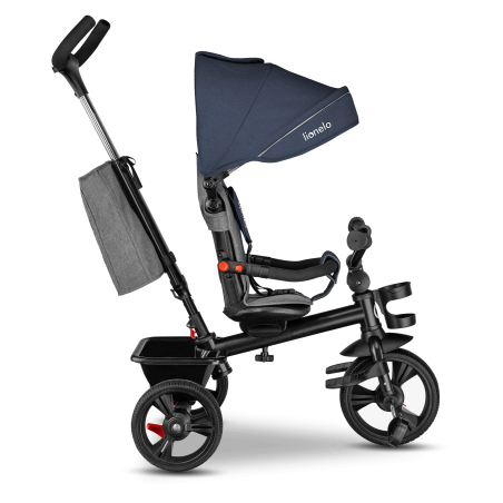 Lionelo Triciclo 2 en 1 Haari | Jeans en azul denim