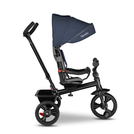 Lionelo Triciclo 2 en 1 Haari | Jeans en azul denim