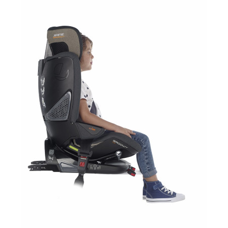 Jané Silla de bebé evolutiva para coche Groowy + REGALO | Dim Grey gris
