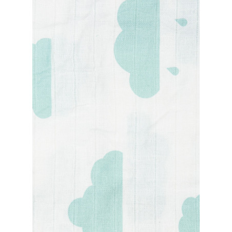 BimbiPirulos Pack 3 Muselinas Verde *estampados variados*