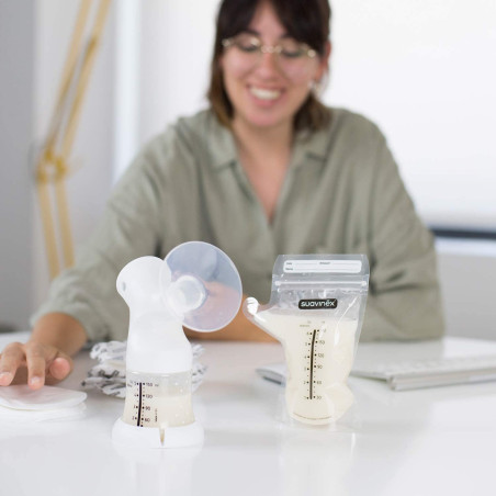 Suavinex - Bolsas herméticas de almacenaje para leche materna 25 uds