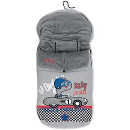 Pirulos - Saco polar universal para sillas, Rally gris