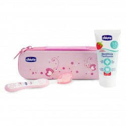 Chicco Set de higiene oral rosa