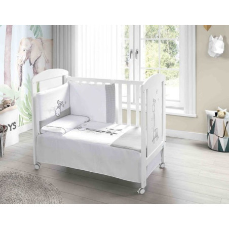 Micuna Cuna de madera Sabana de 120 x 60 blanca