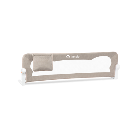Lionelo Barrera de Cama Eva + bolsillo | Beige Melange