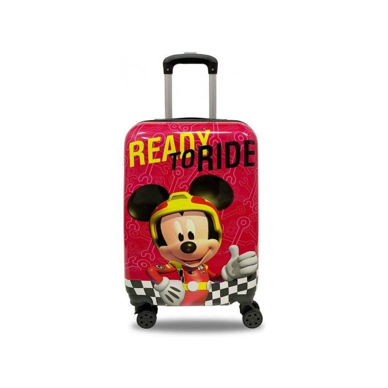 crecimiento residuo Desacuerdo Disney Maleta con ruedas infantil Mickey 55x40x20 cm | Piloto roja