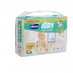 Chicco Pañales Jumbo Pack Airy Maxi T/4 38uds
