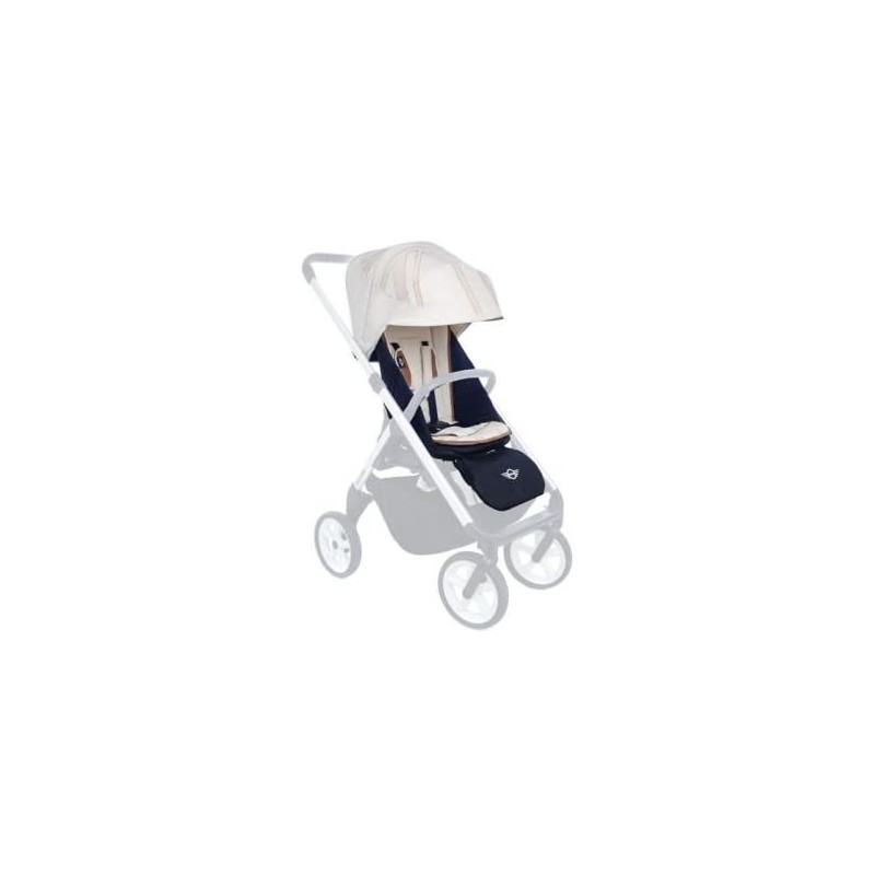 Easywalker Mini White Jack Stroller + Capota