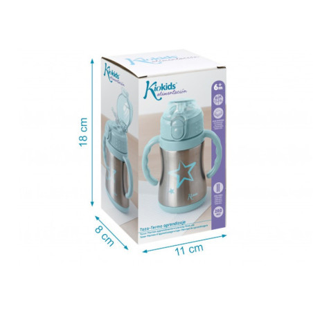 Kiokids Taza Entrenamiento Azul 280ml