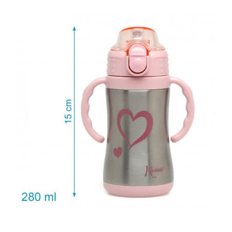 Kiokids Taza Entrenamiento Rosa 280ml