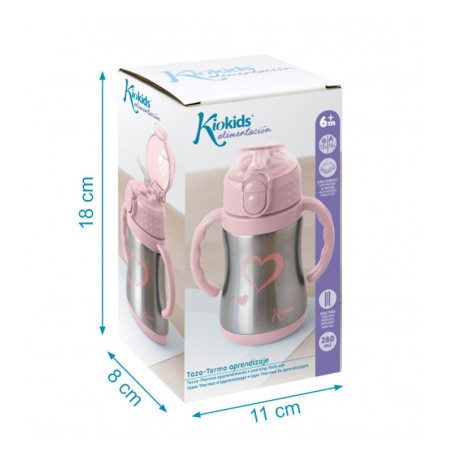 Kiokids Taza Entrenamiento Rosa 280ml