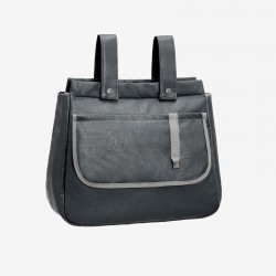 Paz Rodríguez Bolso Panera Esencial Ecopiel Peltre Gris