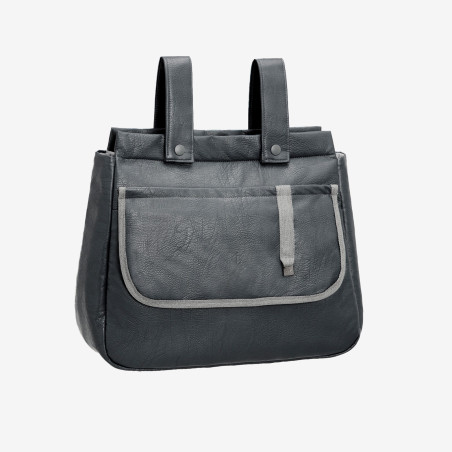 Paz Rodríguez Bolso Panera Esencial ecopiel Peltre gris