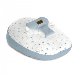 Jane Coussin de Grossesse et d'Allaitement Bleu Lazuli