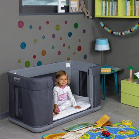 Chicco Cuna de colecho Next2Me Forever + SÁBANAS | Moongrey