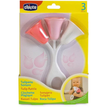 Chicco Sonajero Tulipán Rosa