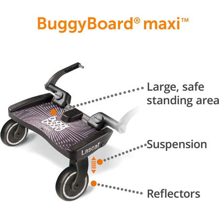 Lascal Patinete Buggy Board Maxi Negro