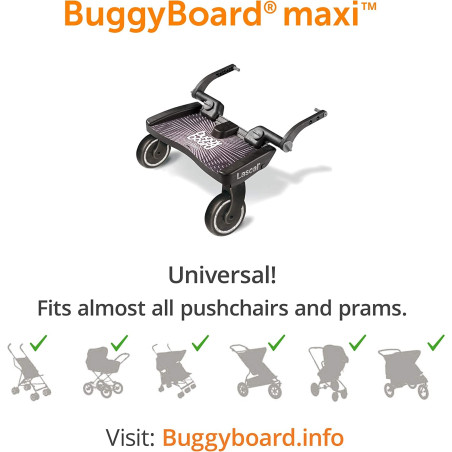 Lascal Patinete Buggy Board Maxi Negro