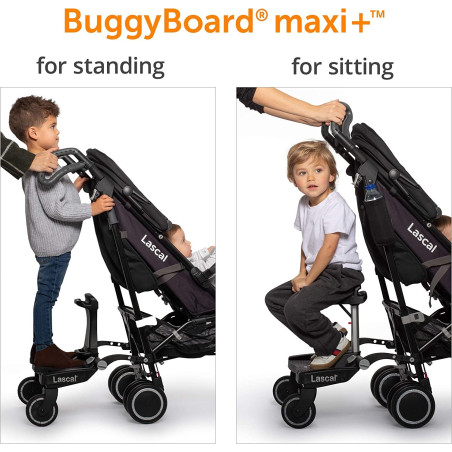 Lascal Patinete Buggy Board Maxi+ con asiento | Azul