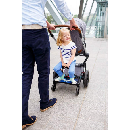 Lascal Patinete Buggy Board Maxi+ con asiento | Azul