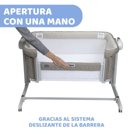 Chicco Cuna de Colecho Next2Me Magic Evo Desert Taupe