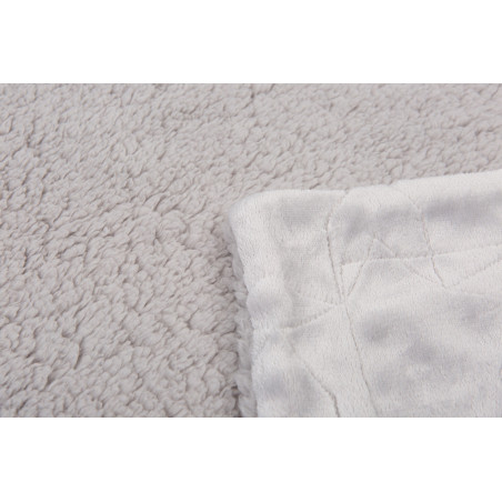 Pirulos Manta Bordada Stars Gris