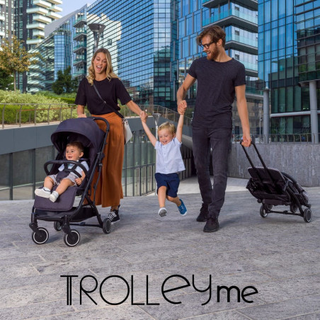 Chicco Silla de Paseo Trolley Me Stone + Burbuja + Kit Confort + Asas