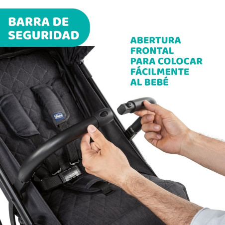 Chicco Silla de Paseo Trolley Me Stone + Burbuja + Kit Confort + Asas