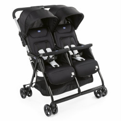 Chicco Silla de Paseo Ohlalá Twin gemelar Black Night + burbuja