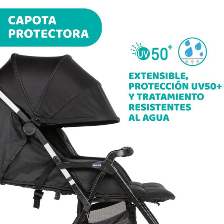 Chicco Silla de Paseo Ohlalá Twin gemelar Black Night + burbuja