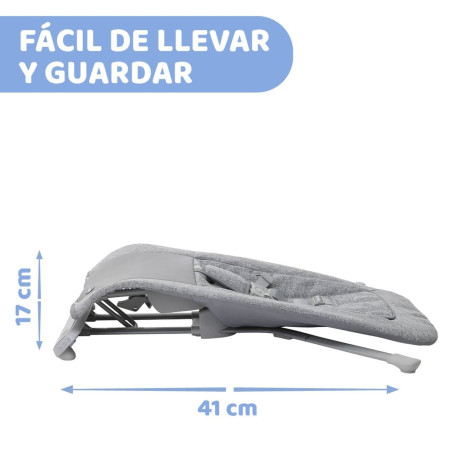 Chicco Hamaca de bebé Rhytm'n'Sound Ash Grey gris