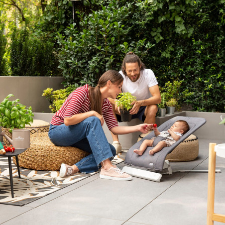 Chicco Hamaca de bebé Rhytm'n'Sound Ash Grey gris