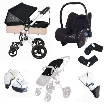 Baby Essentials Coche Trio Baby Ace 042 Negro