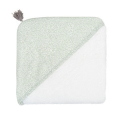 BimbiClass Maxicapa de Baño Provenza Blanco-Verde