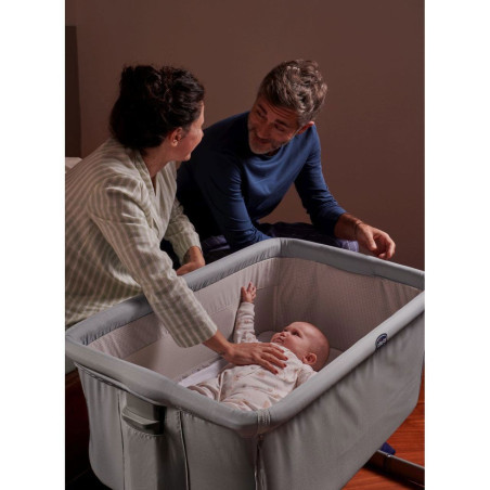 Chicco Cuna de Colecho Next2Me + REGALO | Grey gris