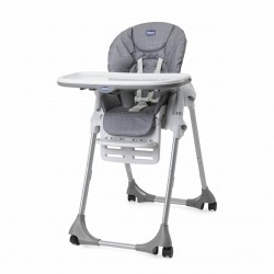 Chicco Chaise haute Polly Easy gris mélange