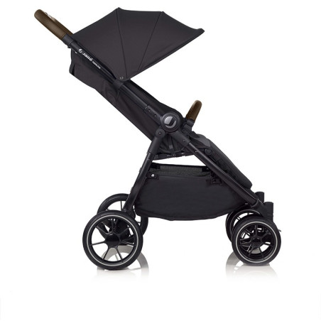 Jané Silla de paseo gemelar TwinLink + Plástico de lluvia | Cold Black