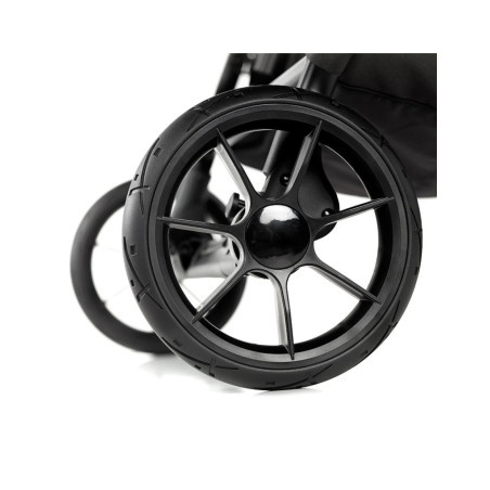 Jané Silla de paseo gemelar TwinLink + Plástico de lluvia | Cold Black