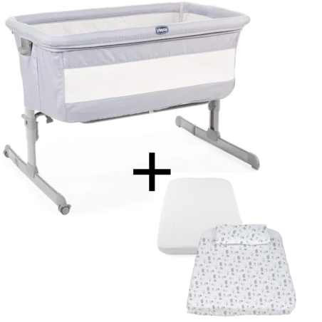 Chicco Cuna de Colecho Next2Me + REGALO | Grey gris