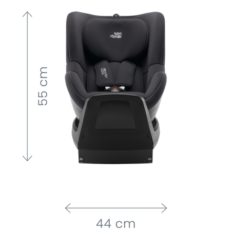 Britax Römer Silla de coche DualFix Plus Space Black