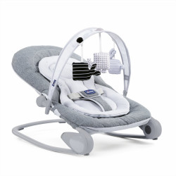 Chicco Hamaca evolutiva de bebé Hooplà Titanium gris