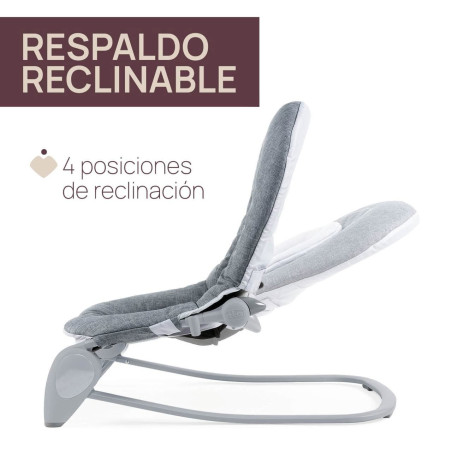 Chicco Hamaca evolutiva de bebé Hooplà Titanium gris