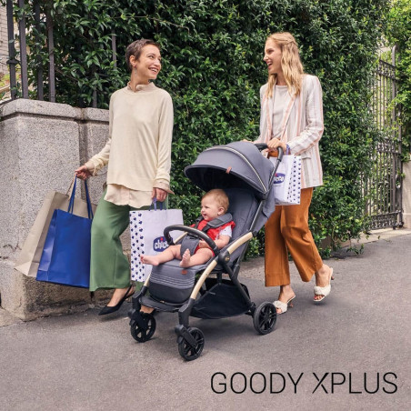 Chicco Silla de Paseo Goody XPlus Dark Shadow + burbuja + kit confort