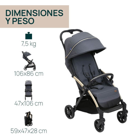 Chicco Silla de Paseo Goody XPlus Dark Shadow + burbuja + kit confort
