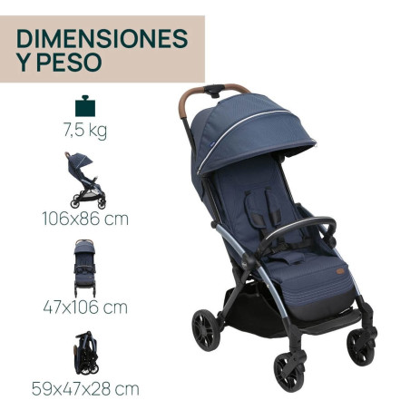 Chicco Silla de Paseo Goody XPlus Radiant Blue + burbuja + kit confort