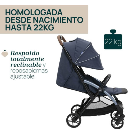 Chicco Silla de Paseo Goody XPlus Radiant Blue + burbuja + kit confort
