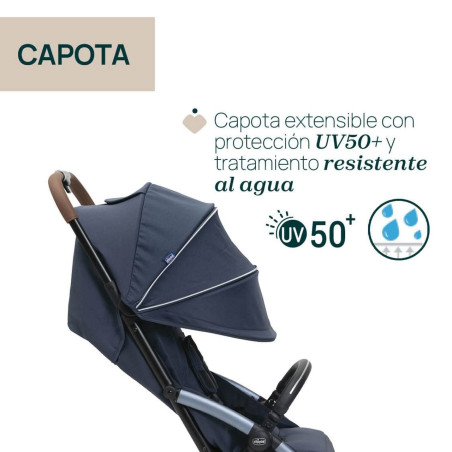 Chicco Silla de Paseo Goody XPlus Radiant Blue + burbuja + kit confort