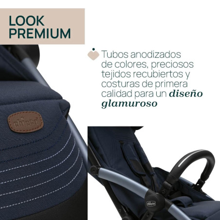 Chicco Silla de Paseo Goody XPlus Radiant Blue + burbuja + kit confort