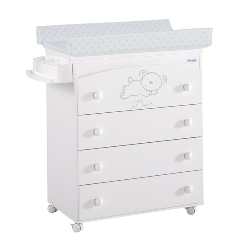 Micuna Bañera - cambiador Sweet Bear Blanco (desmontada)