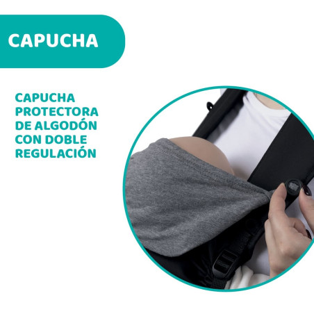 Chicco Mochila Portabebés Skin Fit Black Beauty